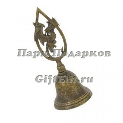 Колокольчик итальянский "Античный Дракон" (латунь)