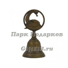 Колокольчик &quot;Змея&quot; (латунь, антик) Италия
