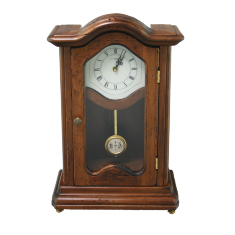 Часы настольные с маятником 42x27x13см (латунь, дерево) Италия Capanni