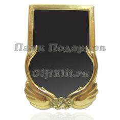 Фоторамка &quot;Лебединая сказка&quot; (золотая латунь)
