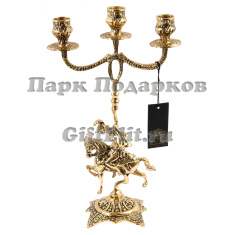 Канделябр &quot;Конкистадор&quot; бронза на 3 свечи (Португалия)